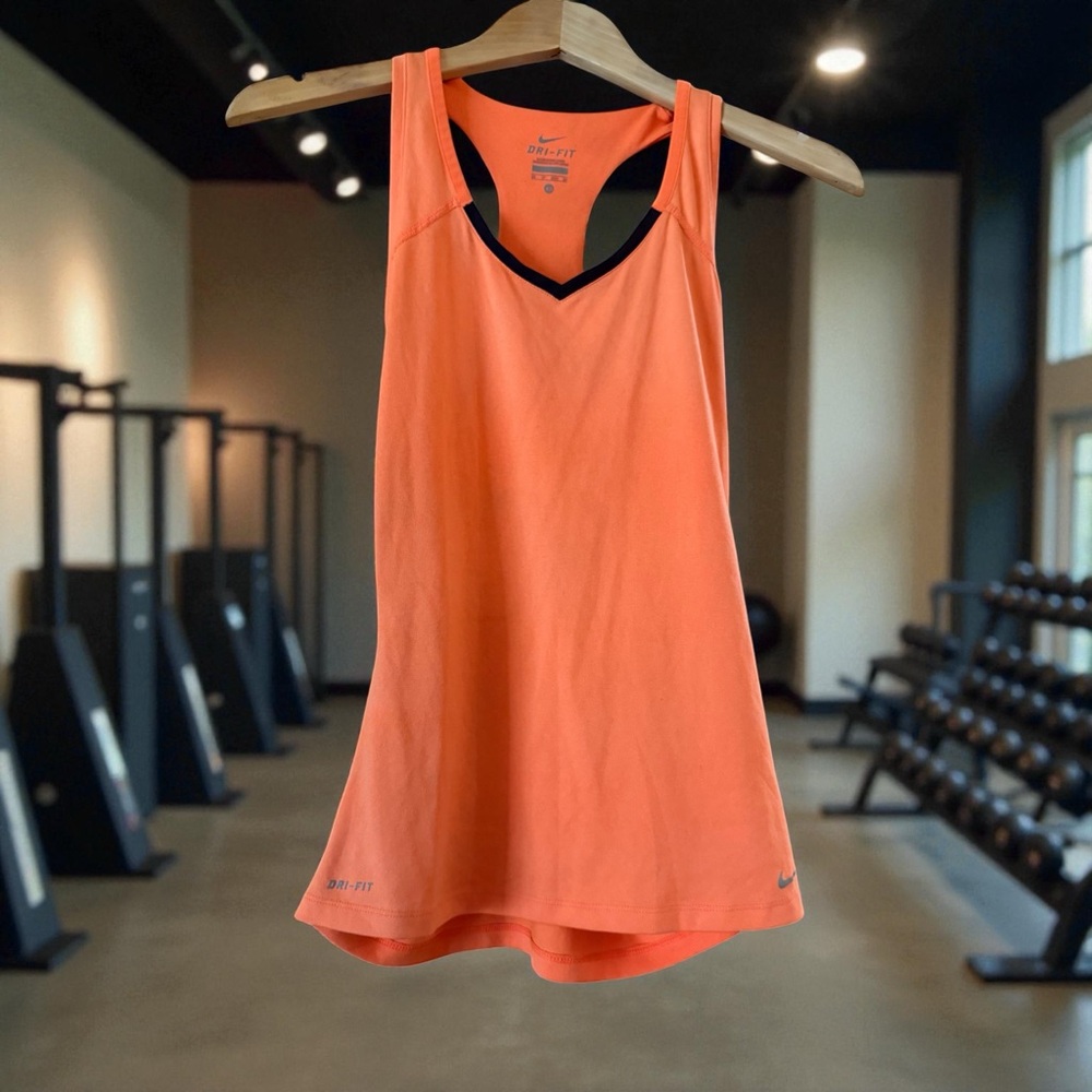 Nike Orange Razorback Tank Top - Picture 3 of 5